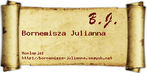 Bornemisza Julianna névjegykártya